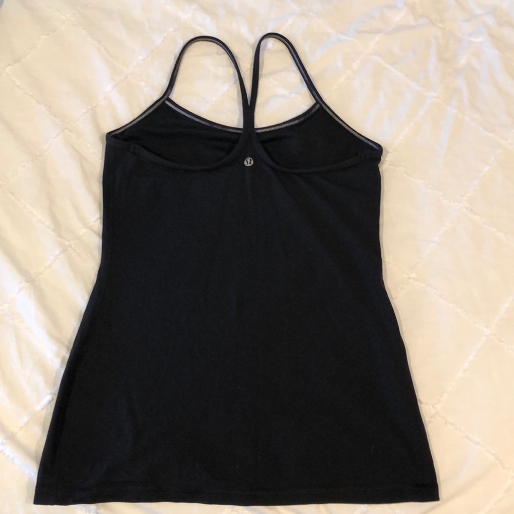Black Lululemon tank size 8